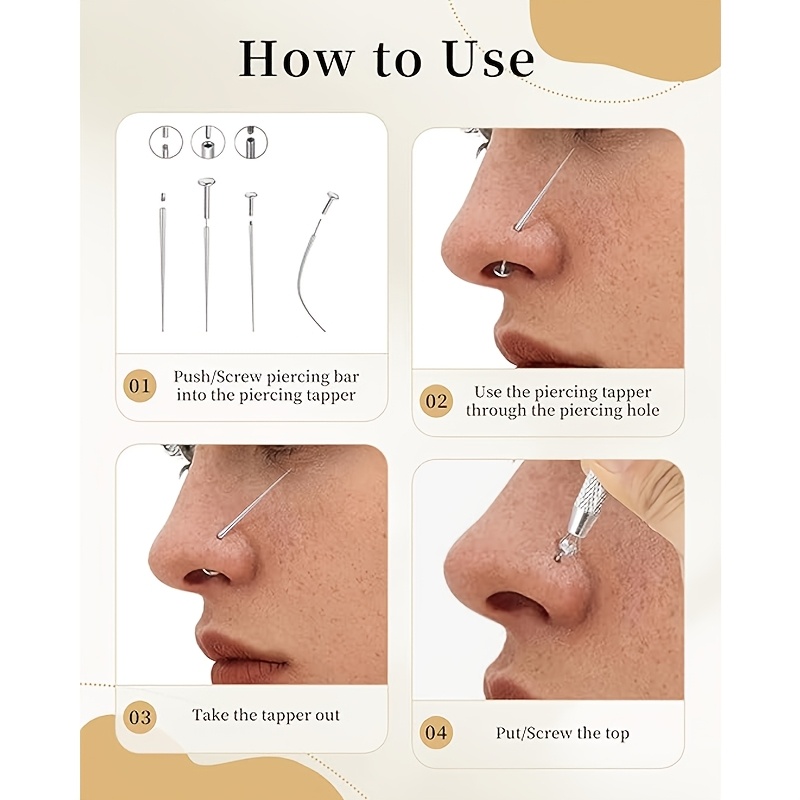 Piercing Taper Ball Grabber Tool for Changing Jewelry